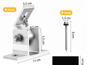 Gelenkhalterung Solarmodul