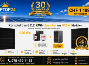 920 W bifazial & 2,2-kWh-Speicher