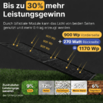 Bifaziale Solarmodule mit Ertragssteigerung