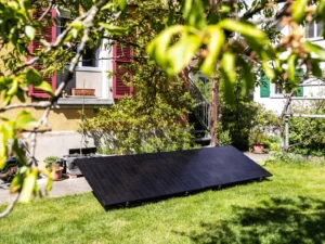 Steckerkraftwerk 890/600 Watt, mit Ständer für Terrasse inkl. Lieferung