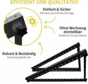 Aufständerung Terrasse Flachdach Silber