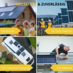 Aufständerung Solarpaneele Schwarz