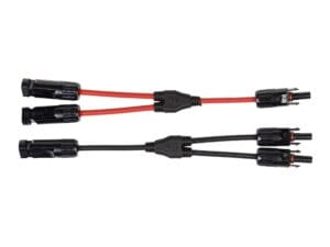 Balkon-Terrassen-Kraftwerke 9 Kabel mit Y-Steckverbinder