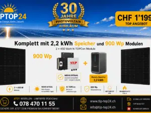 900 W & 2,2-kWh-Speicher