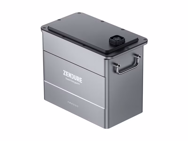 Balkonkraftwerk 910 Watt mit 2 kWh Zendure-Batteriespeicher, notstromfähig 4 Zendure AB2000X LiFePO4 Speicher 1920 Wh