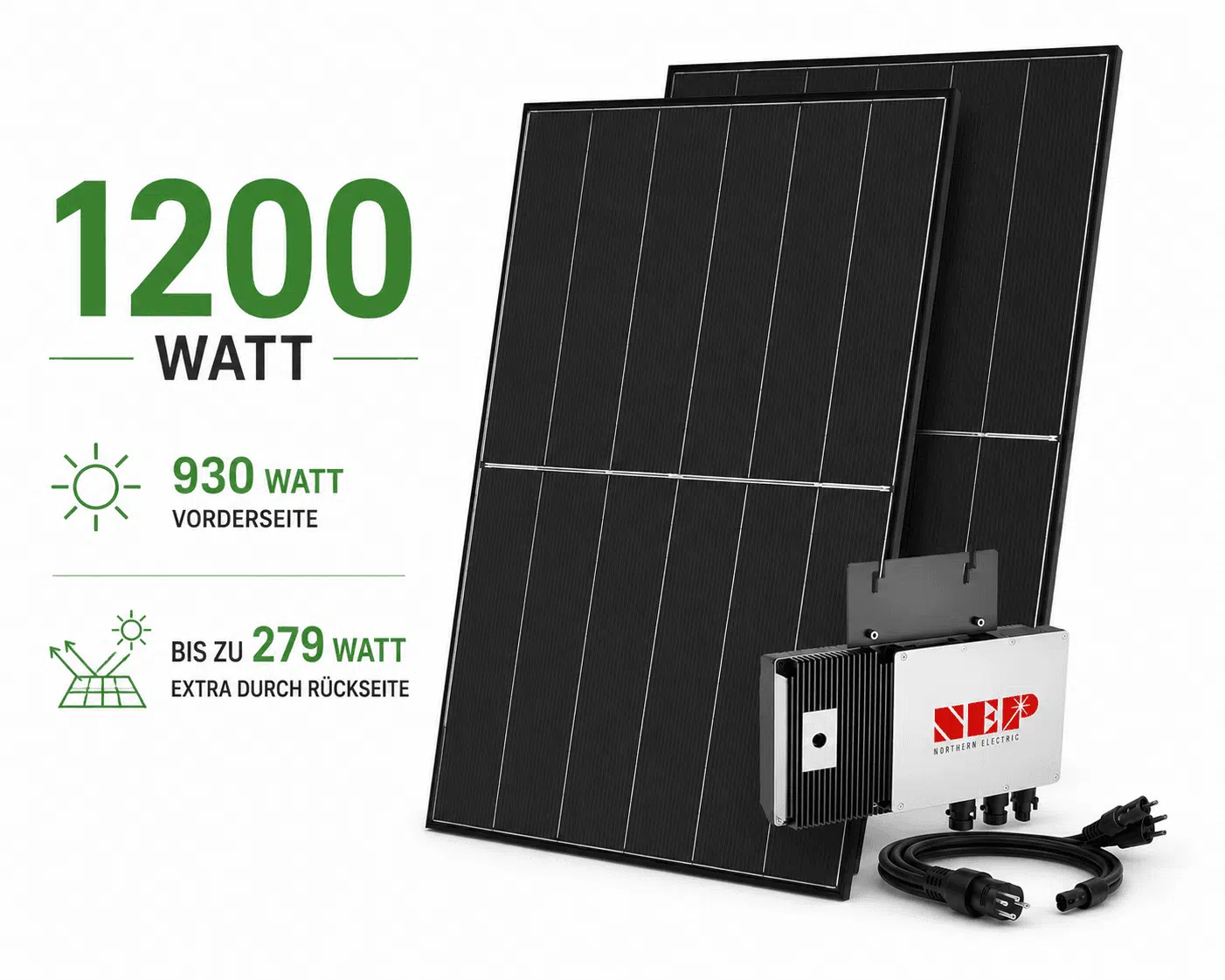 930/600 Watt bifaziale High End Hochleistungsmodule 1 930/600 Watt bifaziale High End Hochleistungsmodule