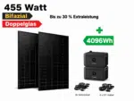 1840 WP & 4 KW Speicher, 4 bifaziale Hochleistungsmodule