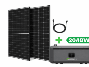 Solarpaneele mit tragbarem Energiespeicher