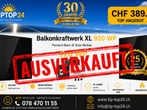 920WP Premium Black Balkonkraftwerk