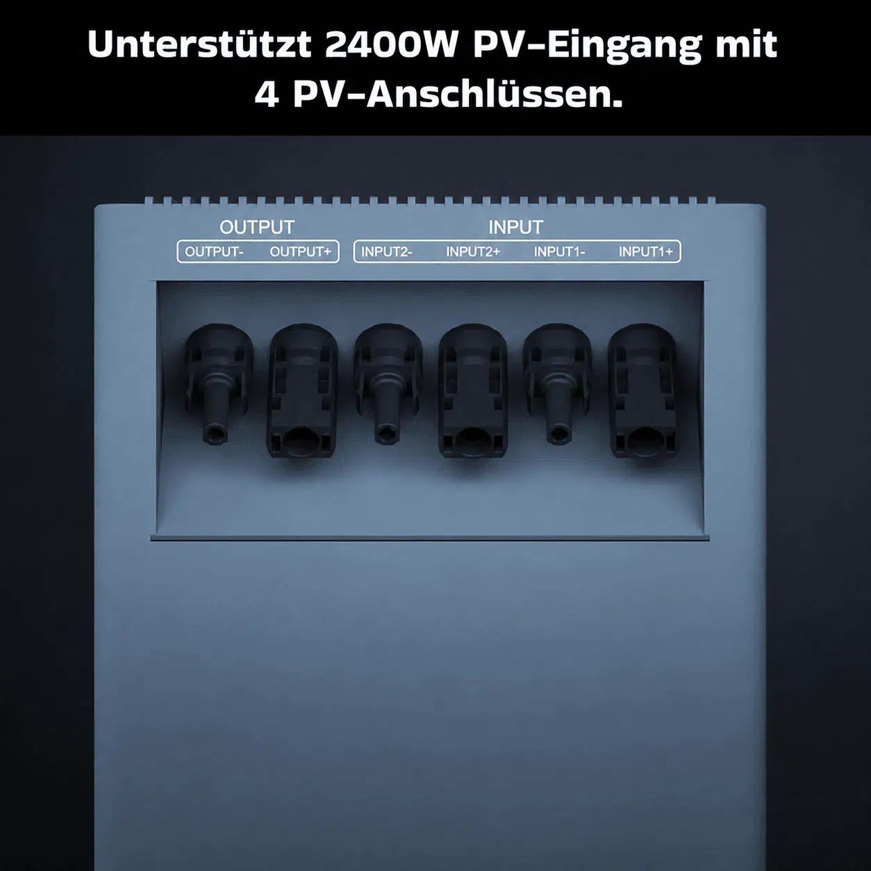 Balkonkraftwerk mit 4-kWh-Speicher & 1840 WP Solarmodule 3 einfachste Plug&Play Installation