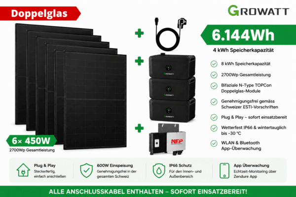 6-Solarmodule-&-6Wh-Speicher Solarmodule und Speichertechnologie vorgestellt