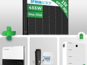 Komplettanlage zur Selbstinstalation5W-Black-Frame-Doppelglas-Module-Growatt-SPH-Wechselrichter-WiFi-Dongle-Smart-Meter-7-5kWh-Speicher