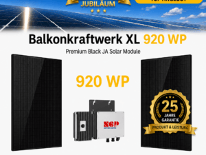 920WP Premium Black Balkonkraftwerk