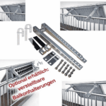 Verstellbare Balkonhalterungen