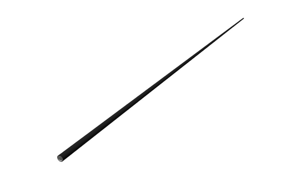 novotegra / Arres Schneefangrohr schwarz, 6000 mm 1 novotegra / Arres Schneefangrohr schwarz, 6000 mm