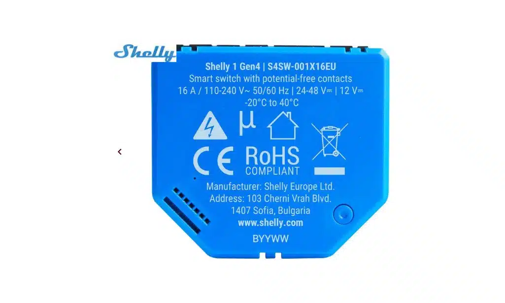 Shelly WLAN-Schaltaktor Shelly Plus 1 2 Shelly WLAN-Schaltaktor Shelly Plus 1 – Bild 2