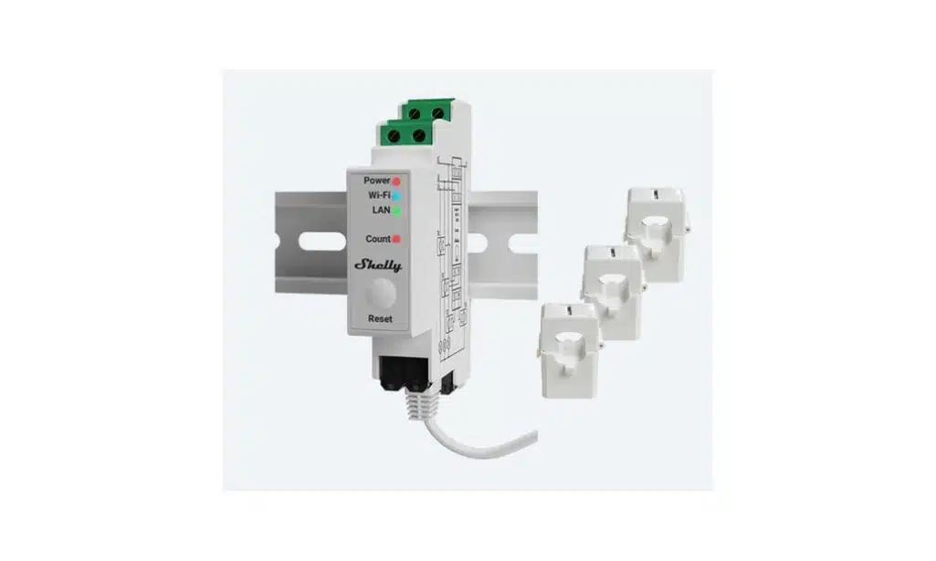 Shelly Pro 3EM Dreiphasen-Energiezähler 1 Shelly Pro 3EM Dreiphasen-Energiezähler
