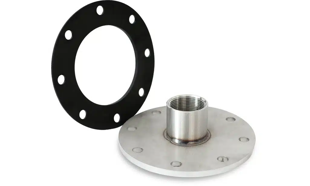 SMARTFOX Flanschplatte 180mm, Edelstahl inkl. Dichtung 1 SMARTFOX Flanschplatte 180mm, Edelstahl inkl. Dichtung