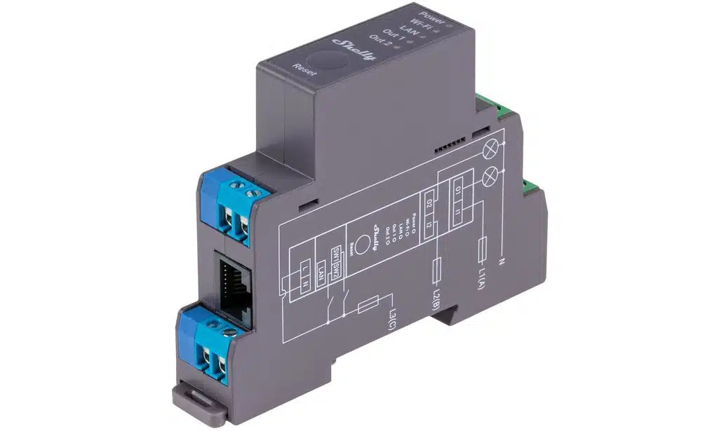 Shelly WLAN-Schaltaktor Shelly Pro 2 1 Shelly WLAN-Schaltaktor Shelly Pro 2