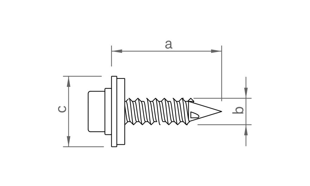novotegra Befestigungsschraube Flachdach SL 5.5 (VPE500) 2 novotegra Befestigungsschraube Flachdach SL 5.5 (VPE500) – Bild 2