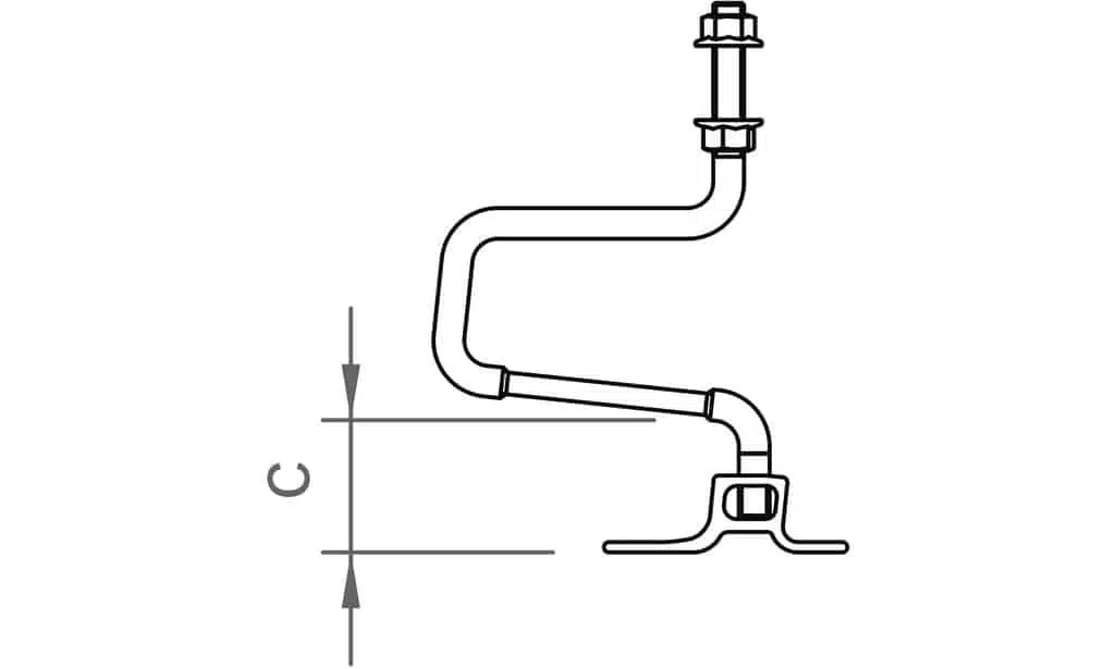novotegra Doppel-Dachhaken-Set BS 30 M12 (VPE25) 2 novotegra Doppel-Dachhaken-Set BS 30 M12 (VPE25) – Bild 2