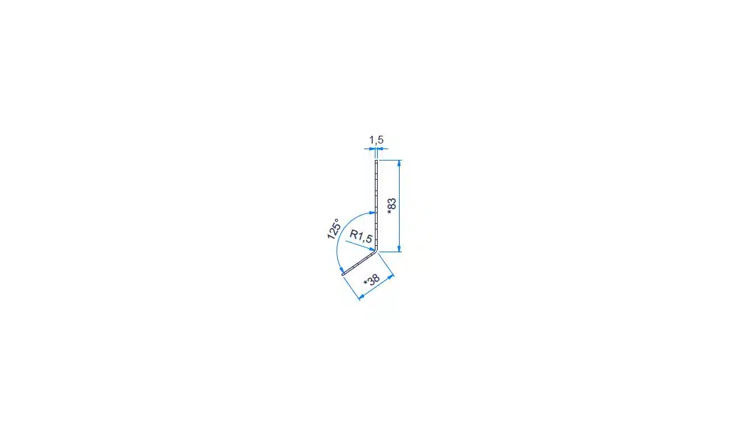 novotegra Lochblech 1500x120mm 125° sw (VPE10) 3 novotegra Lochblech 1500x120mm 125° sw (VPE10) – Bild 3