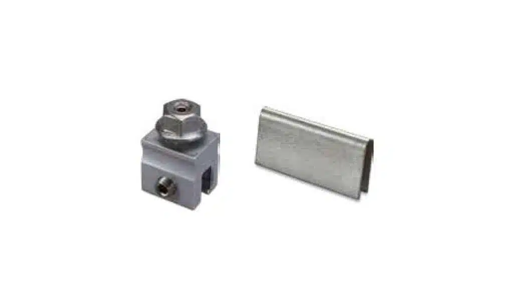 novotegra Stehfalzklemmen-Set M8 für Kupfer (VPE50) 1 novotegra Stehfalzklemmen-Set M8 für Kupfer (VPE50)