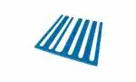 novotegra Unterlegplatte Dachhaken ZD 30 N35 blau, 2mm