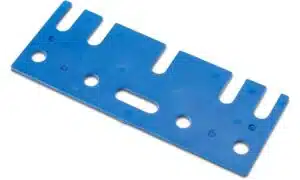 novotegra Unterlegplatte Dachhaken PP blau, 2mm