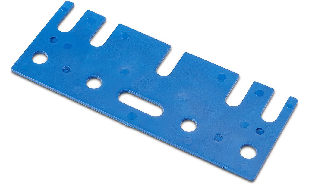 novotegra Unterlegplatte Dachhaken PP blau, 2mm 1 novotegra Unterlegplatte Dachhaken PP blau, 2mm