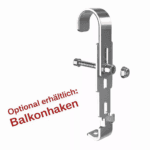 Balkonhaken für Solarmodule