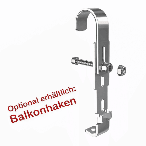 Balkonhaken für Solarmodule