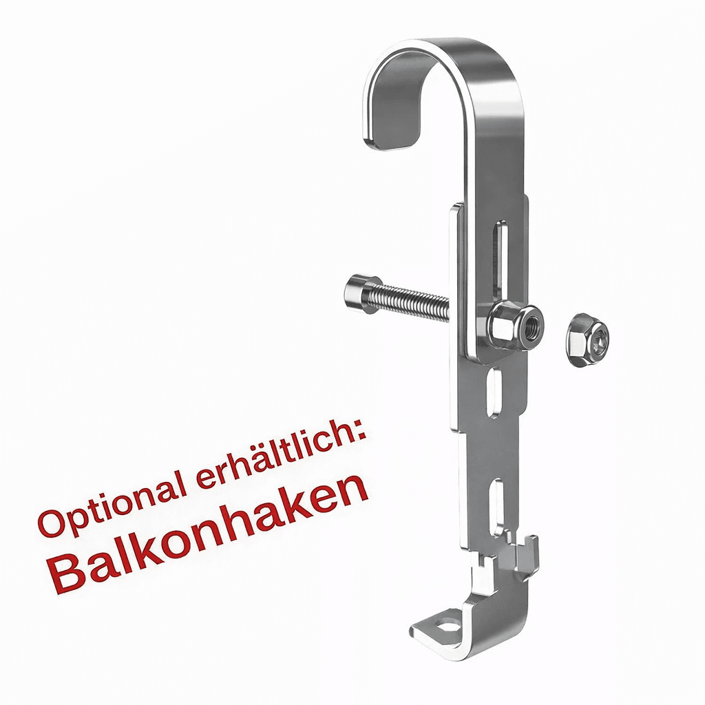 Balkonhaken für Solarmodule