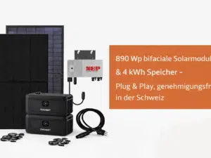 Bifaziale Solarmodule und Speicher