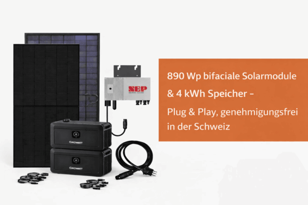 Bifaziale Solarmodule und Speicher
