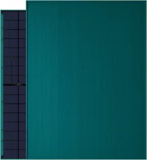4 kW-Speicher & 6 grüne bifaziale Solarmodule mit 2580 Watt