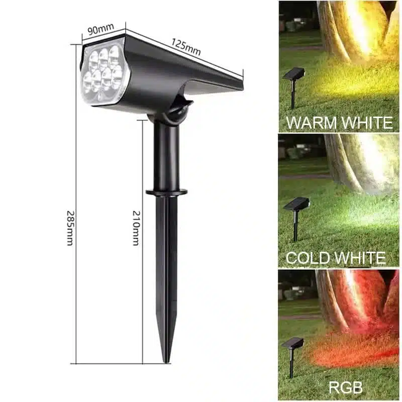 Solar-Lampe Wasserdicht, Hell & Nachhaltig 2 Solar-Lampe Wasserdicht, Hell & Nachhaltig – Bild 2