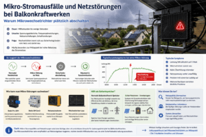 Mikro-Stromausfälle und Netzstörungen bei Balkonkraftwerken – Warum Mikrowechselrichter plötzlich abschalten
