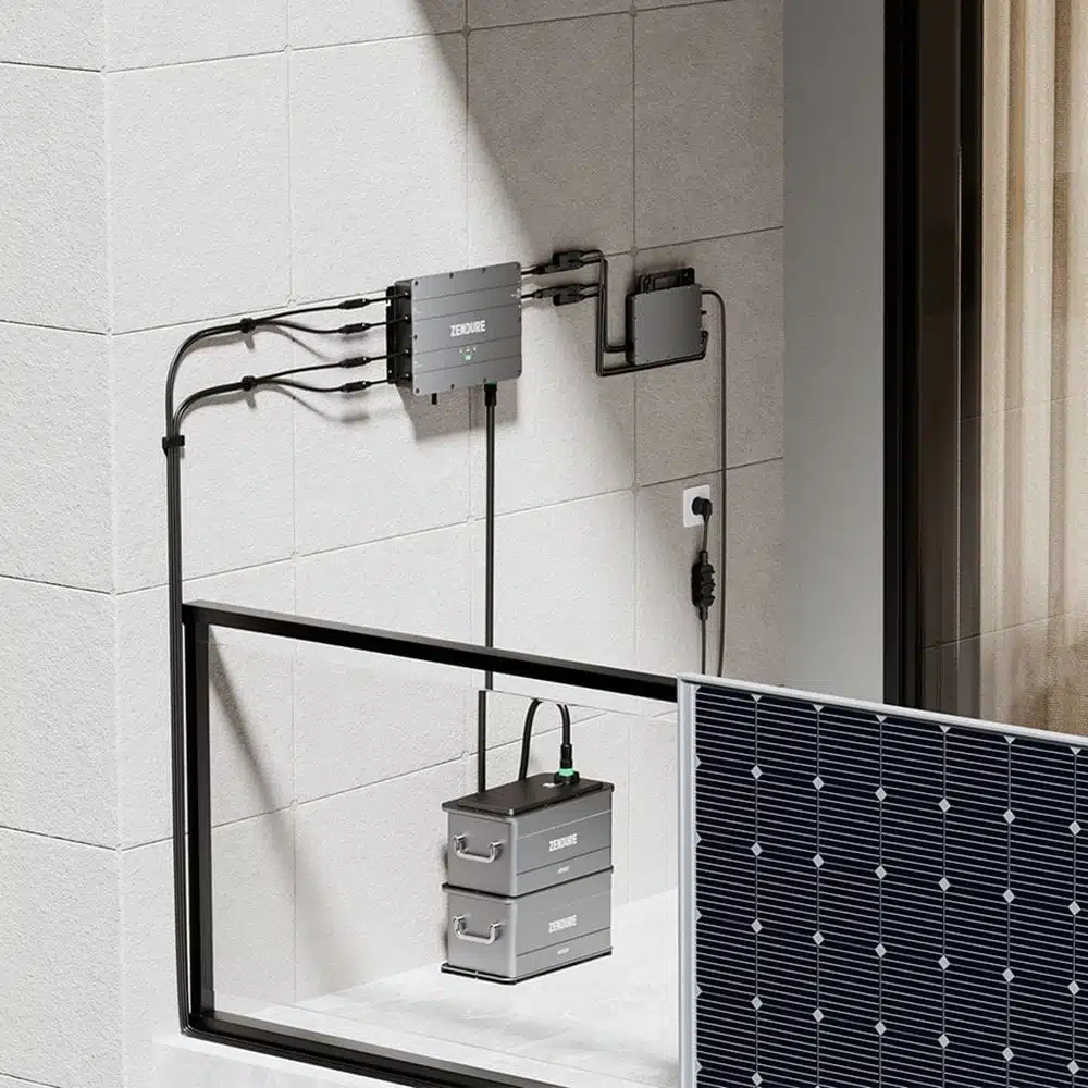Balkonkraftwerk 900 Wp mit 4 kWh Zendure-Speicher 1 Balkonkraftwerk 900 Wp mit 4 kWh Zendure-Speicher