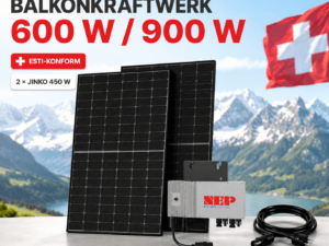 Balkonkraftwerk 600/900 Watt