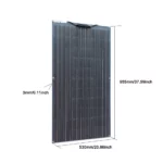 Flexibles Solarmodul 120 watt