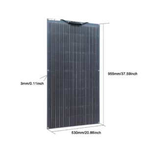 Flexibles Solarmodul 120 watt