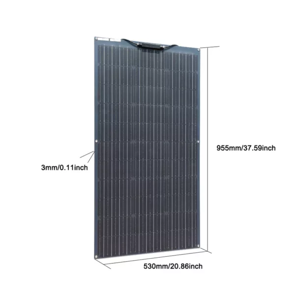 Flexibles Solarmodul 120 watt