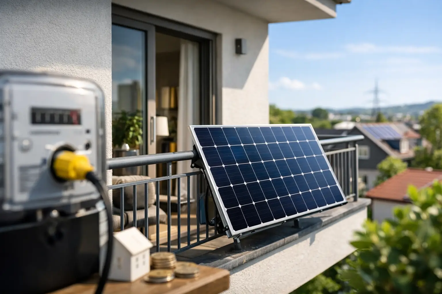 Stromkosten senken mit Balkonsolar: So geht's